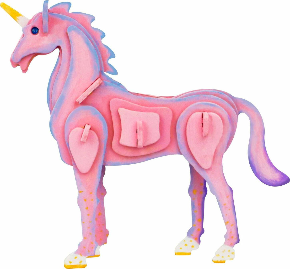 3D Wooden Puzzle Paint Kit - Unicorn