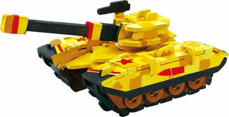 3D Wooden Puzzle Paint Kit - Tank