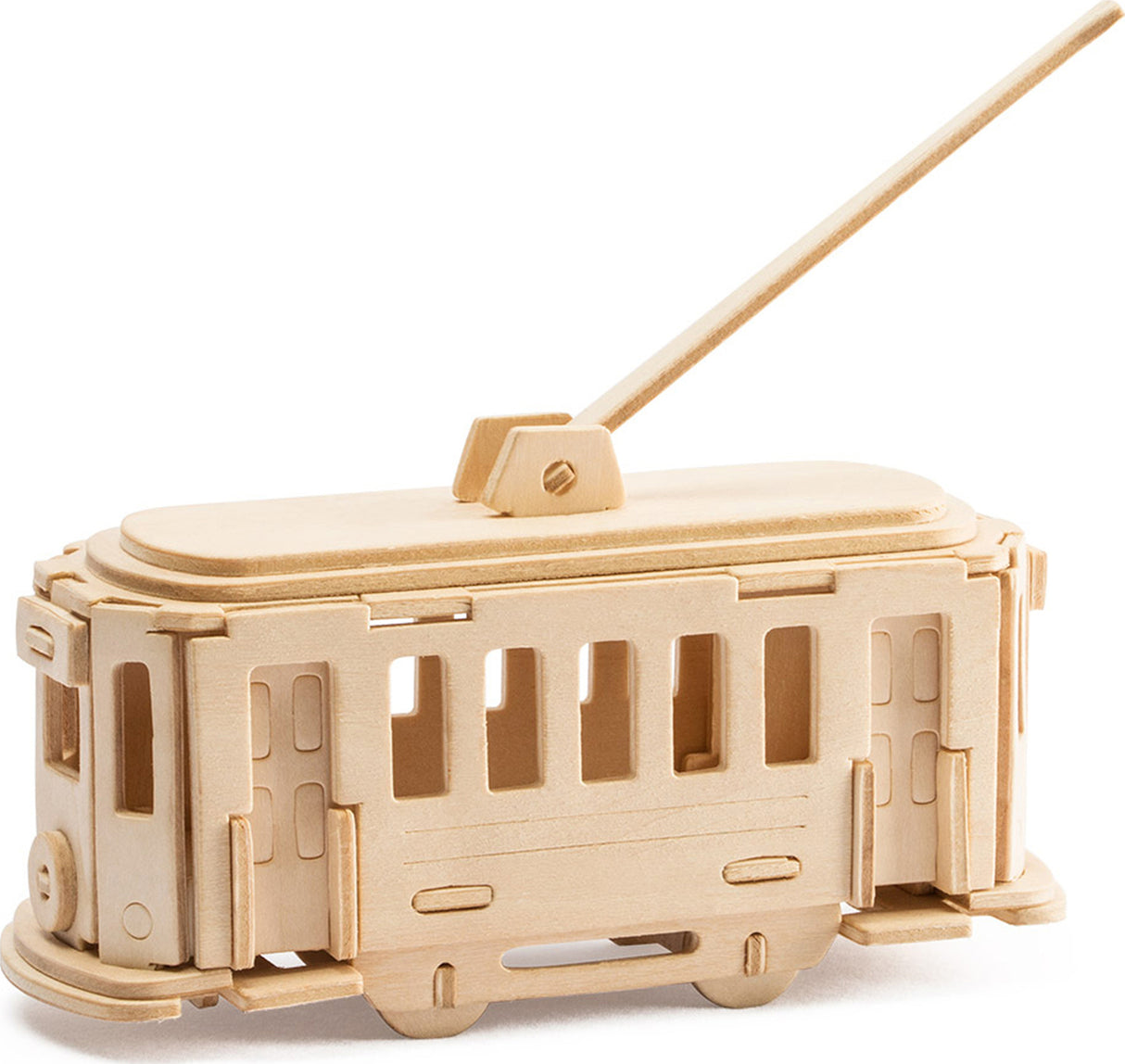 3D Classic Wooden Puzzle - Trolley