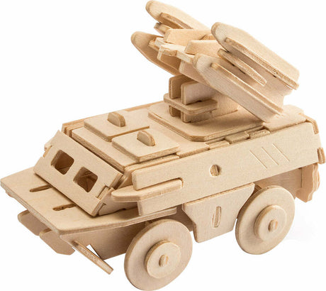 3D Classic Wooden Puzzle Bundle - Military Vehicles