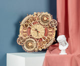 3D Mechanical Wooden Puzzle - Zodiac Wall Clock