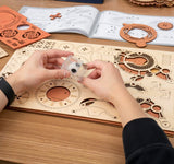 3D Mechanical Wooden Puzzle - Zodiac Wall Clock