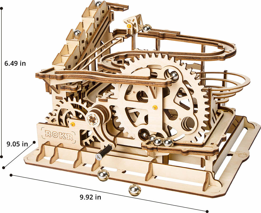 3D Wooden Puzzle Marble Run - Marble Parkour