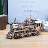 3D Mechanical Wooden Puzzle - Locomotive (Train)