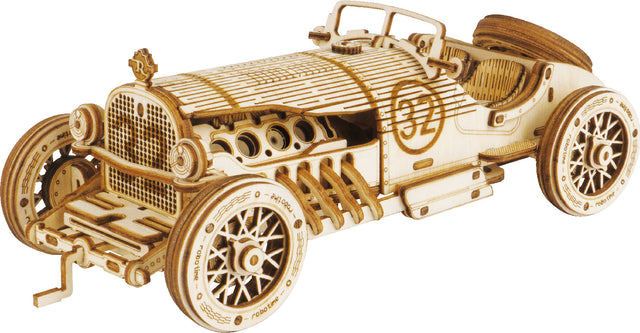 3D Modern Wooden Puzzle - Grand Prix Car