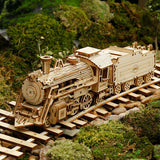 3D Modern Wooden Puzzle - Prime Steam Express Train/Locomotive