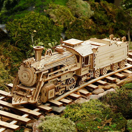 3D Modern Wooden Puzzle - Prime Steam Express Train/Locomotive