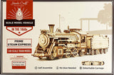 3D Modern Wooden Puzzle - Prime Steam Express Train/Locomotive