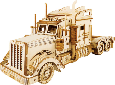 3D Modern Wooden Puzzle - Semi-Truck