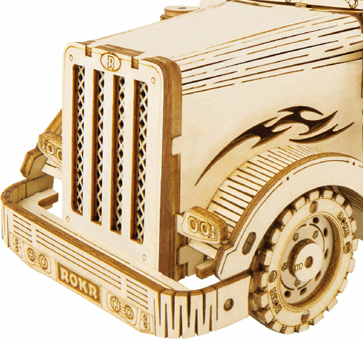 3D Modern Wooden Puzzle - Semi-Truck