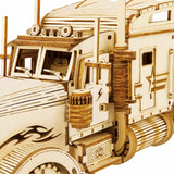 3D Modern Wooden Puzzle - Semi-Truck