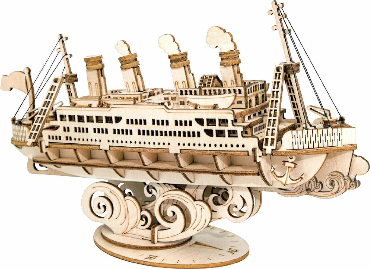 3D Modern Wooden Puzzle - Cruise Ship