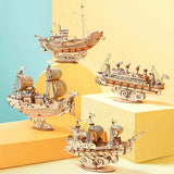 3D Modern Wooden Puzzle - Cruise Ship