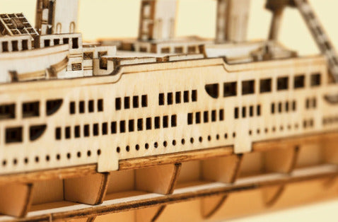 3D Modern Wooden Puzzle - Cruise Ship