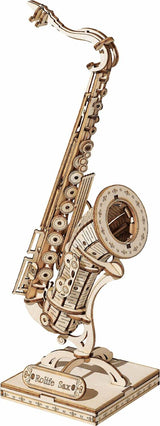 3D Modern Wooden Puzzle - Saxophone