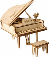 3D Modern Wooden Puzzle - Piano