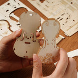 3D Modern Wooden Puzzle - Cello