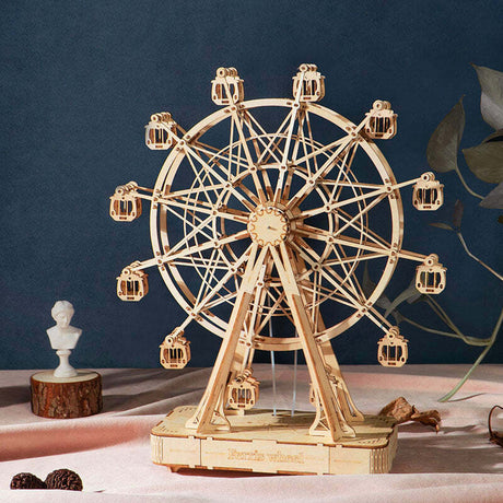 3D Modern Wooden Puzzle Muxic Box - Ferris Wheel