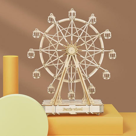 3D Modern Wooden Puzzle Muxic Box - Ferris Wheel