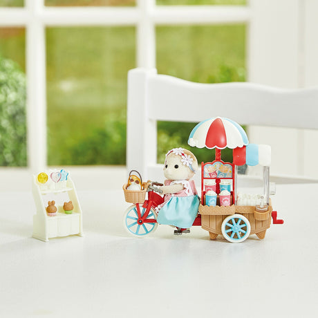 Calico Critters Popcorn Delivery Trike