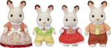 Calico Critters Chocolate Rabbit Family