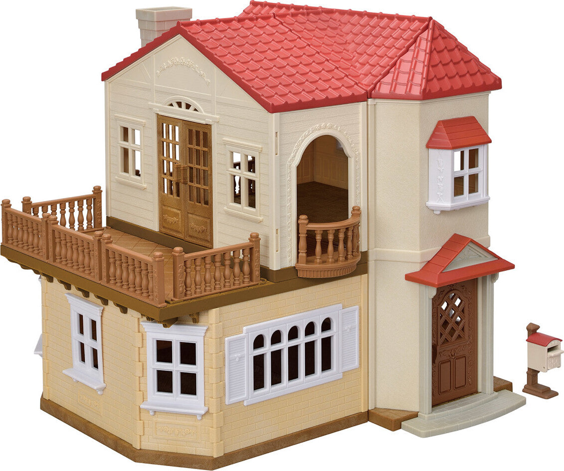 Calico Critters Red Roof Country Home -Secret Attic Playroom