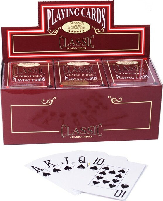 Poker Jumbo Face Playing Cards