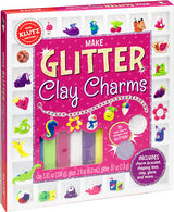 Make Glitter Clay Charms