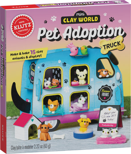 Mini Clay World Pet Adoption Truck