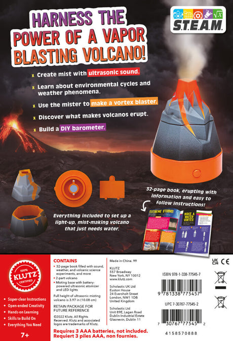 Ultrasonic Misting Volcano