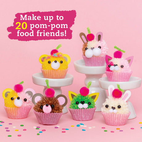 Mini Pom-Pom Food Animals