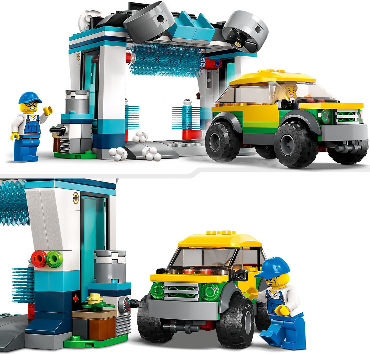 LEGO® City Carwash Vehicle Set with Toy Car