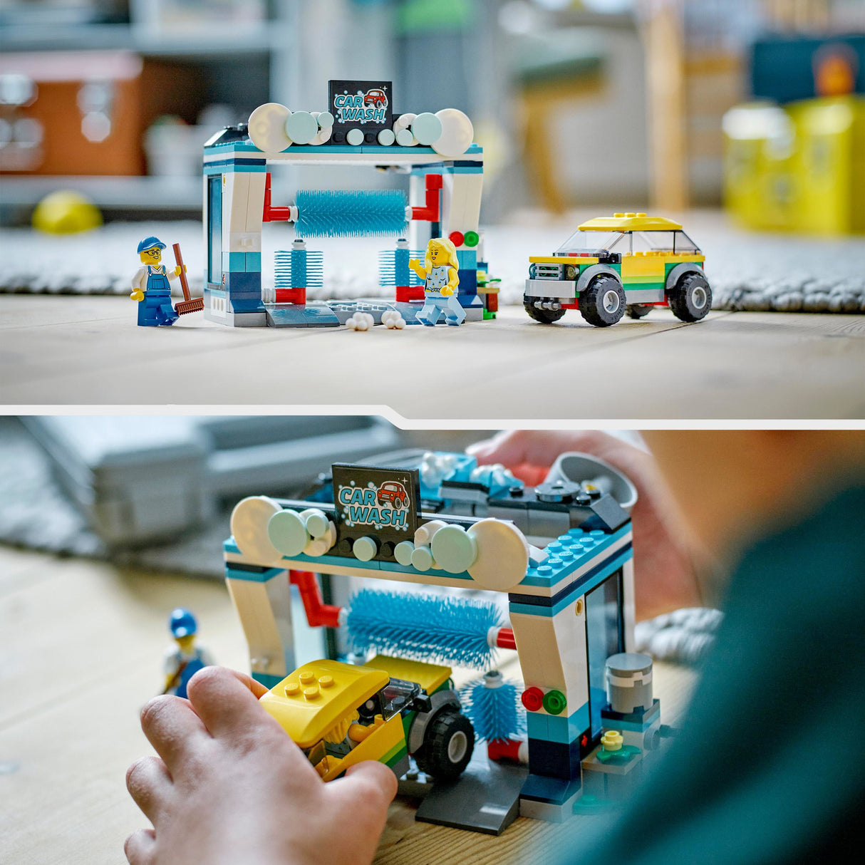 LEGO® City Carwash Vehicle Set with Toy Car