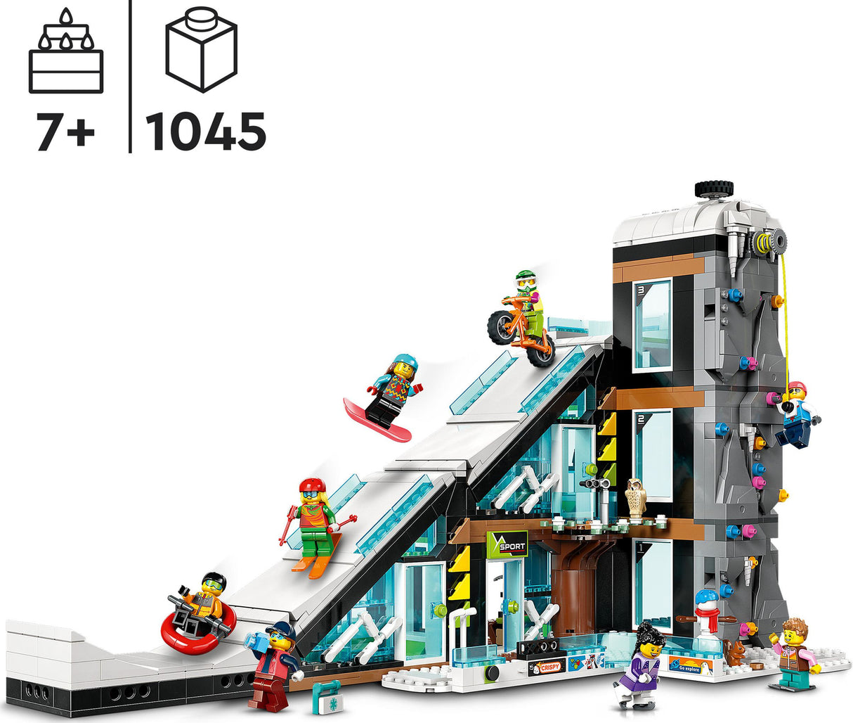 LEGO® City Ski and Climbing Centre Sports Set