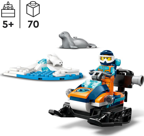 LEGO® City Arctic Explorer Snowmobile Set