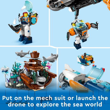 LEGO® City Deep-Sea Explorer Submarine Toy