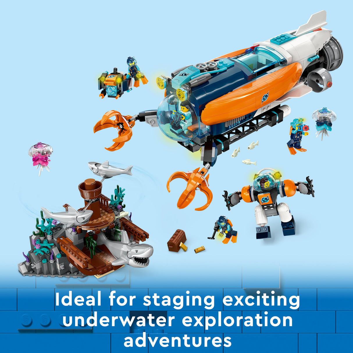 LEGO® City Deep-Sea Explorer Submarine Toy