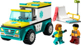 LEGO® City Great Vehicles: Emergency Ambulance and Snowboarder