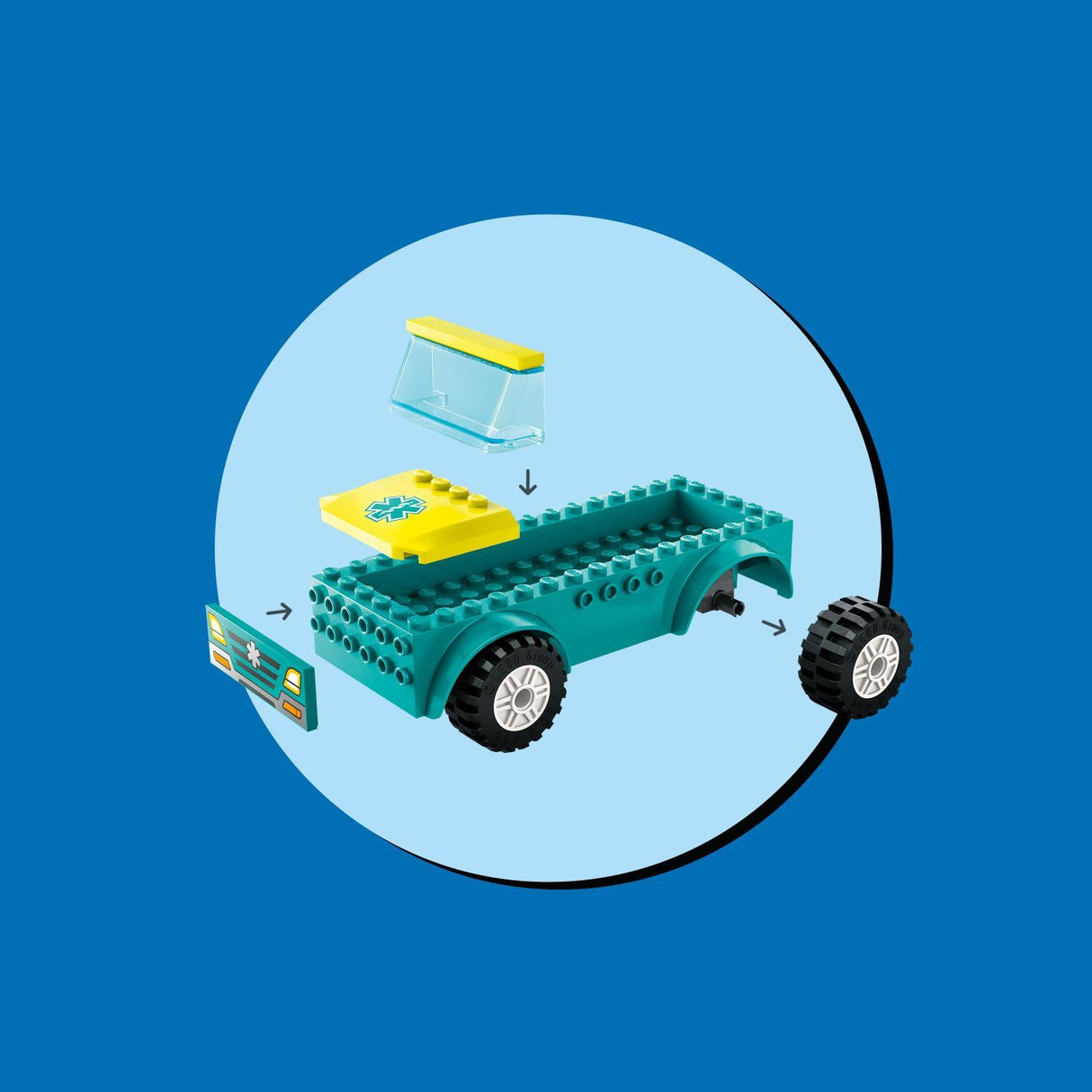 LEGO® City Great Vehicles: Emergency Ambulance and Snowboarder