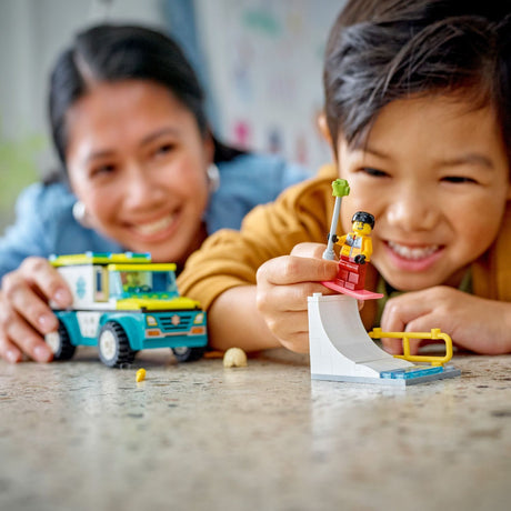 LEGO® City Great Vehicles: Emergency Ambulance and Snowboarder