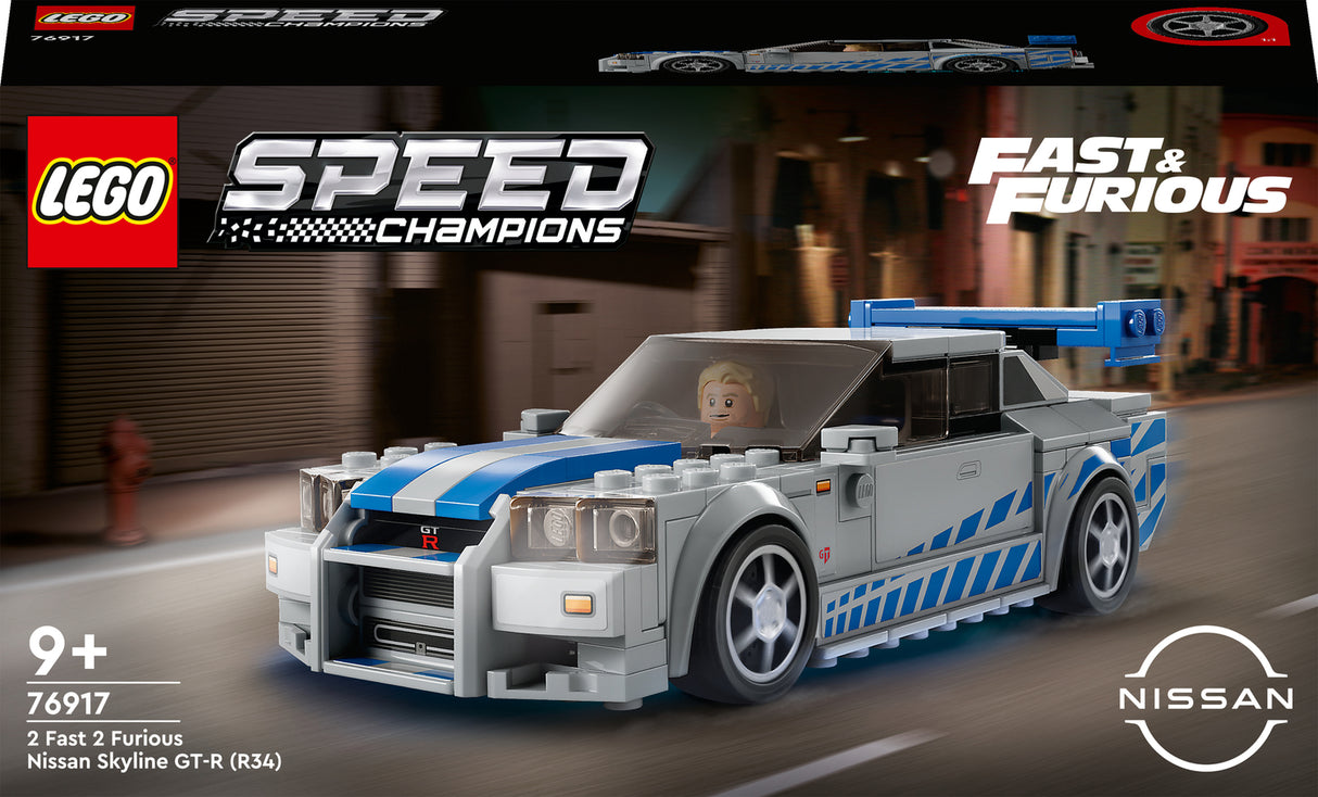 LEGO® Speed Champions: 2 Fast 2 Furious Nissan Skyline GT-R (R34)