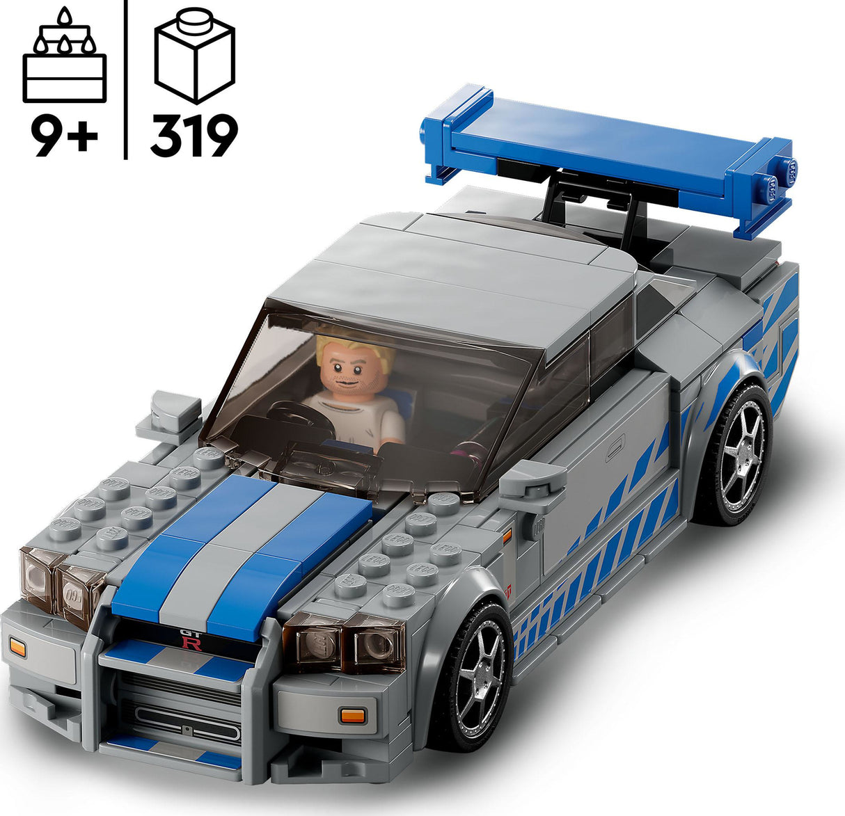 LEGO® Speed Champions: 2 Fast 2 Furious Nissan Skyline GT-R (R34)