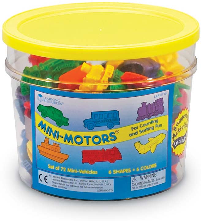 Mini Motors® Counters Set of 72