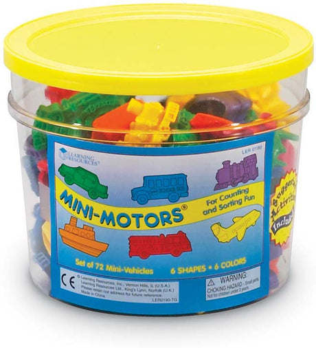 Mini Motors® Counters Set of 72