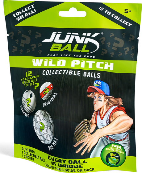 Junk Ball Wild Pitch Collectible Balls (assorted styles)