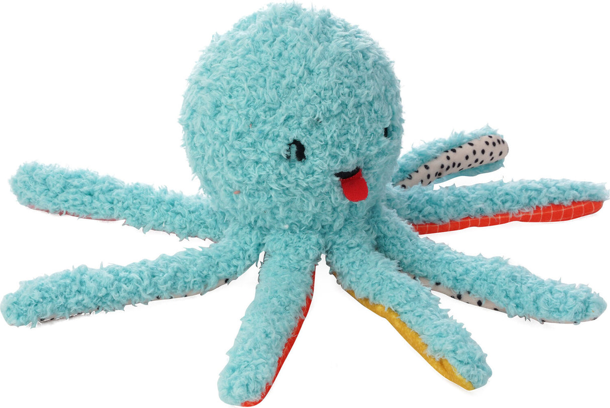 Pet Toy Oddball Olga Octopus Fabric Covered Squeaker Dog Exercise Ball Toy