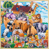 Wood Fun Facts - Noah's Ark 48 Piece Wood Puzzle