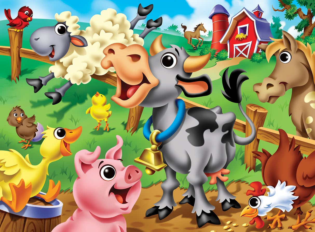 Googly Eyes - Farm Animals 48 Piece Puzzle