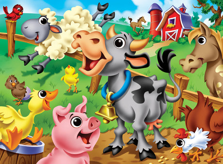 Googly Eyes - Farm Animals 48 Piece Puzzle