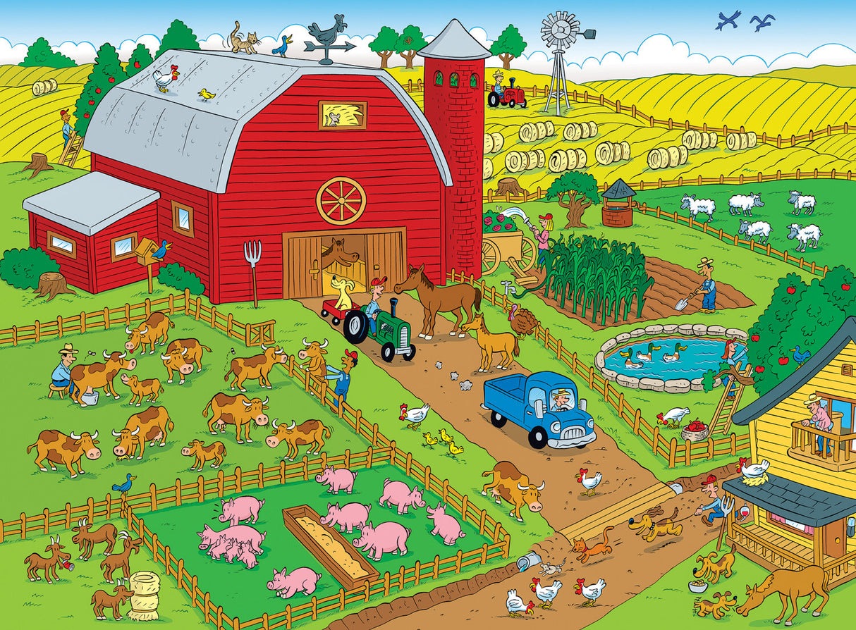 101 Things to Spot - On A Farm 100 Piece Puzzle